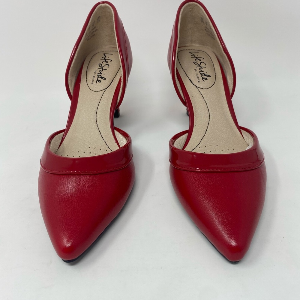 Lifestride Women’s Saldana Pump, Fire Red - Picture 5 of 6